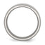 Chisel Titanium Polished 8mm Beveled Edge Band
