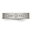 Titanium Polished 1/4ct tw. Diamond 6mm Band
