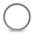 Chisel Titanium Yellow IP-plated Grooved 8mm Polished Band