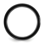 Chisel Titanium Black IP-plated Pink Mother of Pearl Inlay 8mm Band