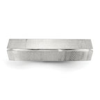 Chisel Titanium Polished and Textured 6mm Band