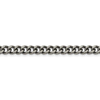 Titanium Polished 7.5mm Curb Chain Bracelet for Men