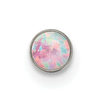 Polished Opal Titanium Labret Stud