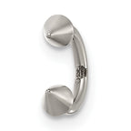 Polished Arrow Titanium Septum Ring