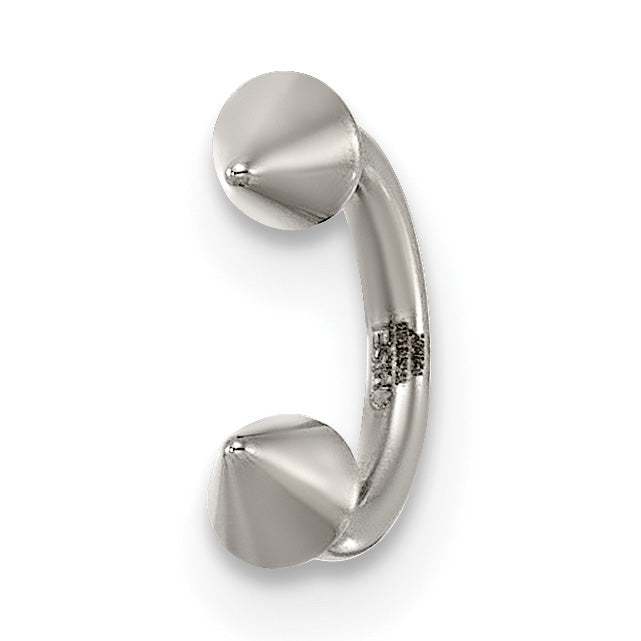 Polished Arrow Titanium Septum Ring