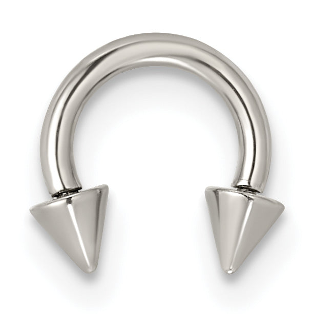 Polished Arrow Titanium Septum Ring