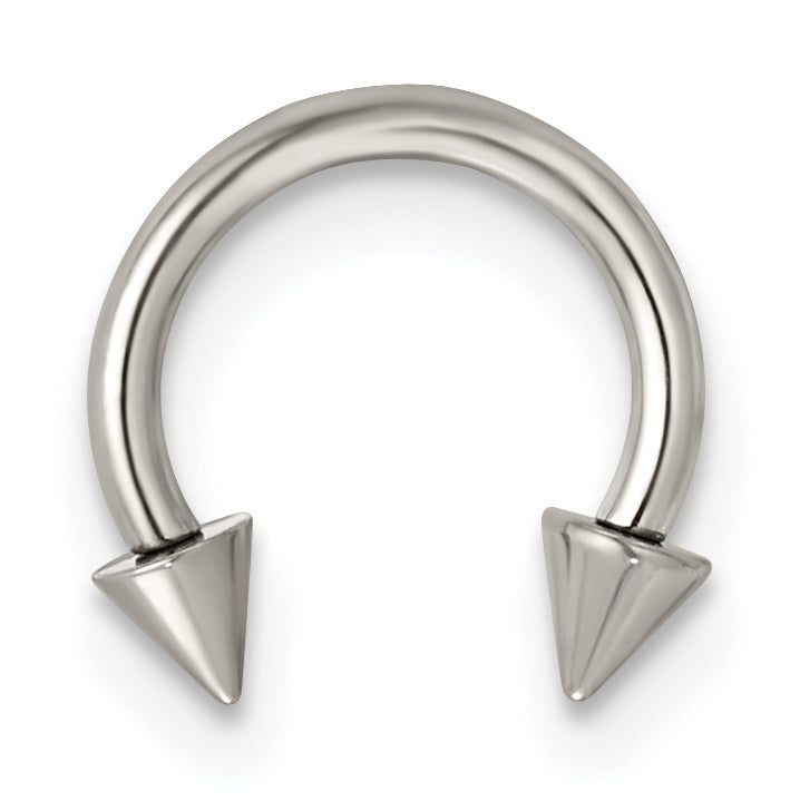 Polished Arrow Titanium Septum Ring
