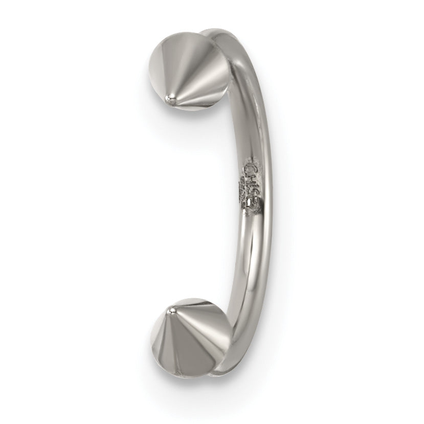 Polished Arrow Titanium Septum Ring