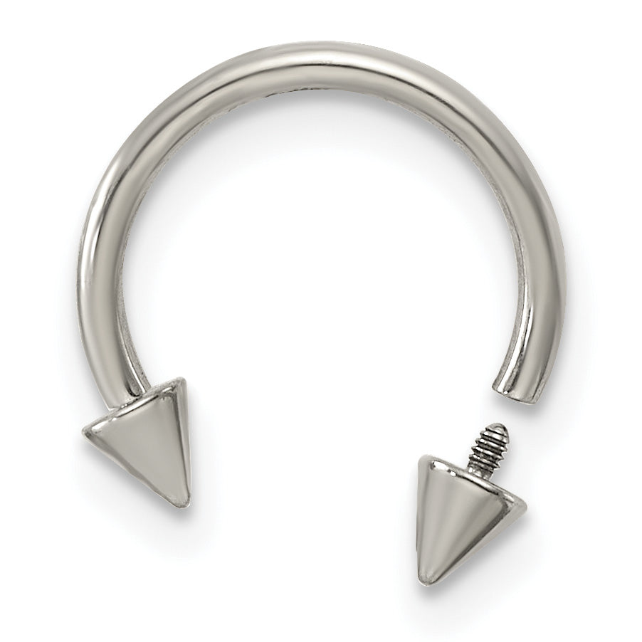 Polished Arrow Titanium Septum Ring