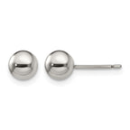 Titanium Polished Ball Earrings