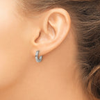Chisel Titanium Polished 2.5mm Huggie Hoop Earrings