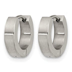 Titanium Polished Huggie Hoop Earrings for Women