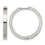 Titanium Polished Hinged Huggie Hoop Earrings for Women