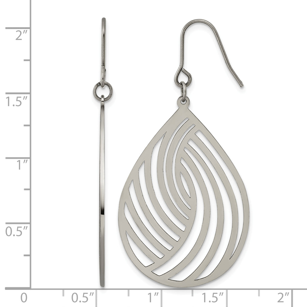 Titanium Drop Dangle Earrings for Women