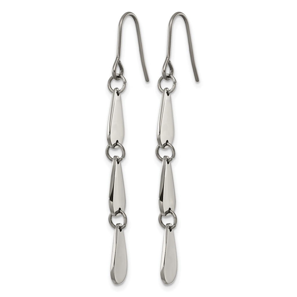 Titanium Teardrop Drop Dangle Earrings for Women