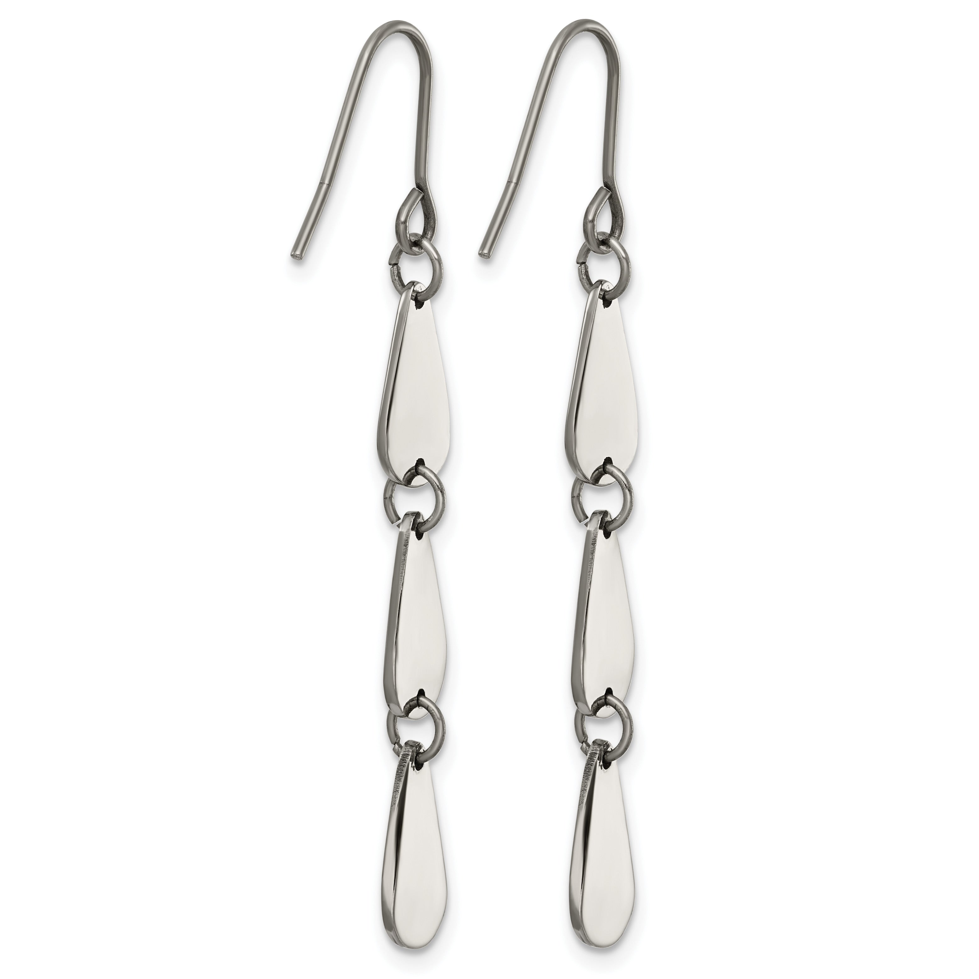 Titanium Teardrop Drop Dangle Earrings for Women