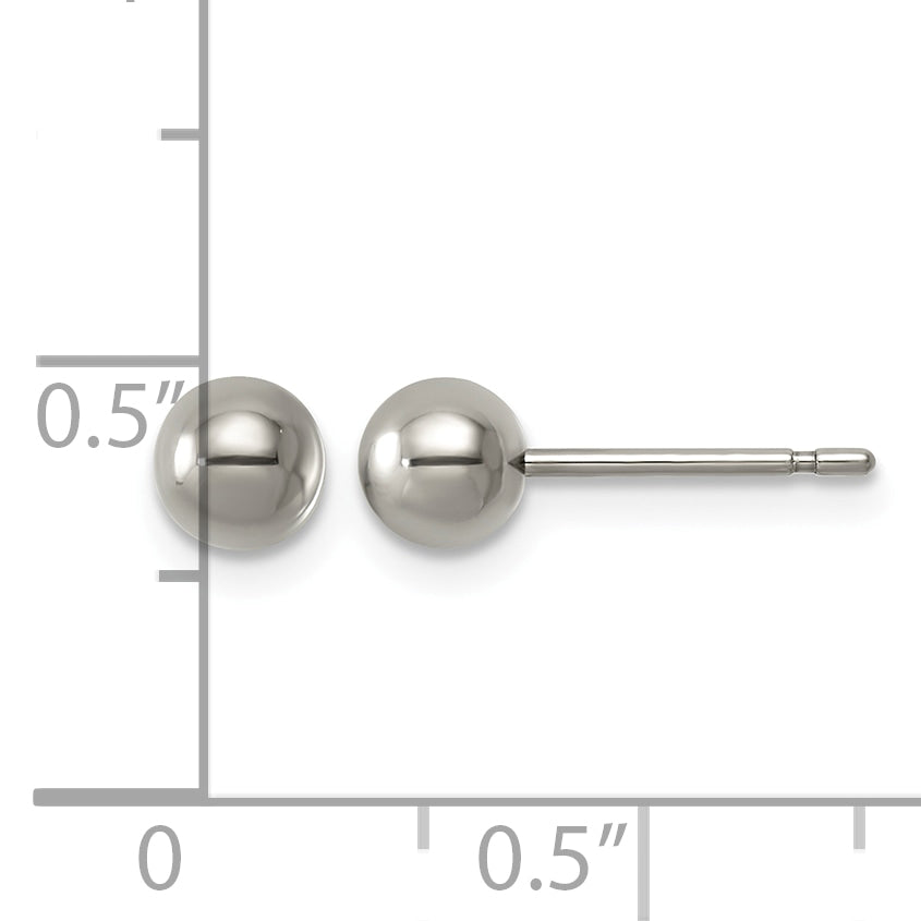 Titanium Ball Earrings for Women