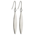 Titanium Leaf Drop Dangle Earrings for Women