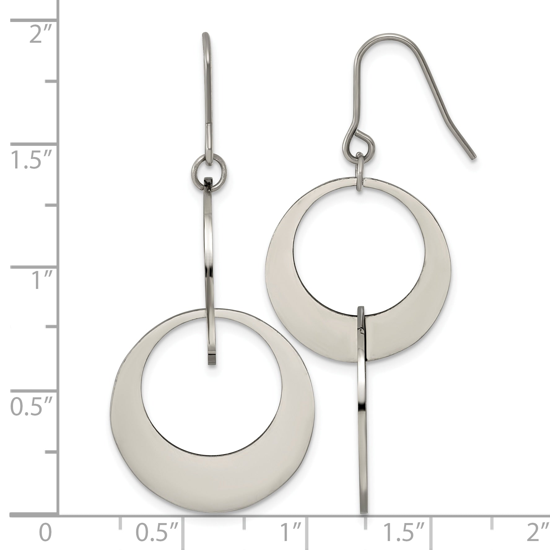 Titanium Drop Dangle Earrings for Women