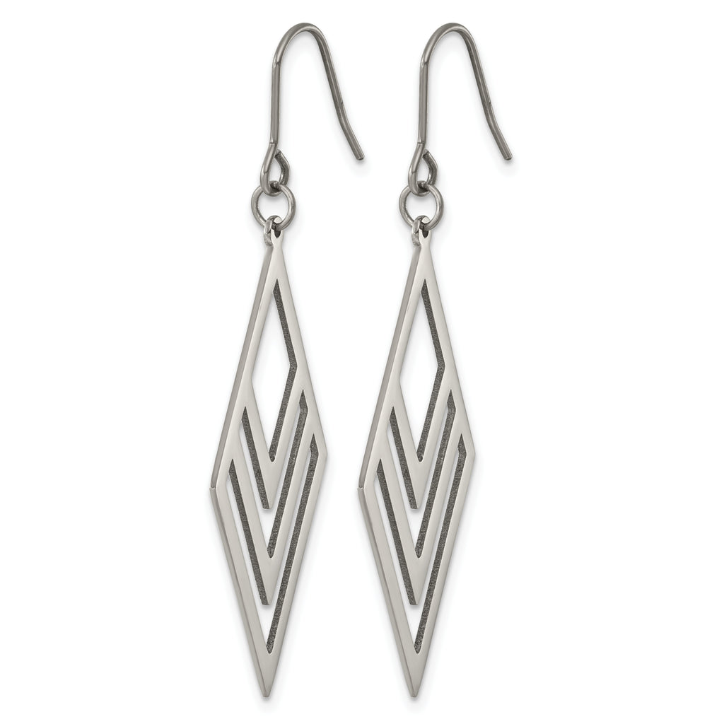 Titanium Drop Dangle Earrings for Women