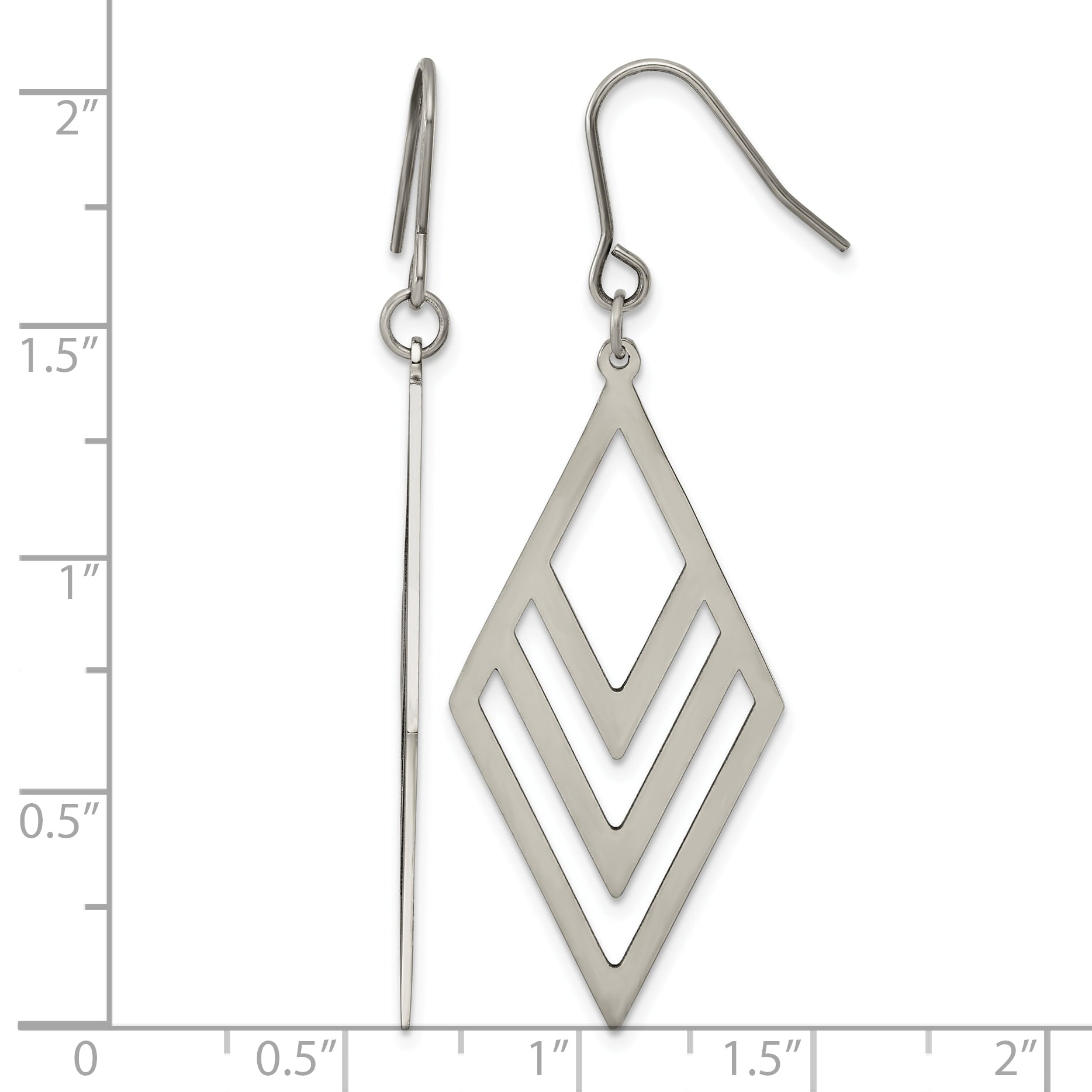 Titanium Drop Dangle Earrings for Women
