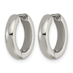 Titanium Hinged Huggie Hoop Earrings for Women