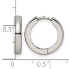 Titanium Hinged Huggie Hoop Earrings for Women