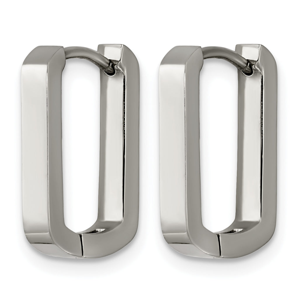Titanium Hinged Huggie Hoop Earrings for Women