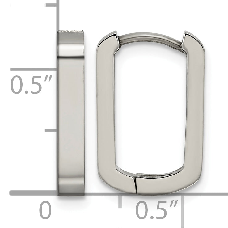 Titanium Hinged Huggie Hoop Earrings for Women
