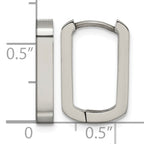 Titanium Hinged Huggie Hoop Earrings for Women