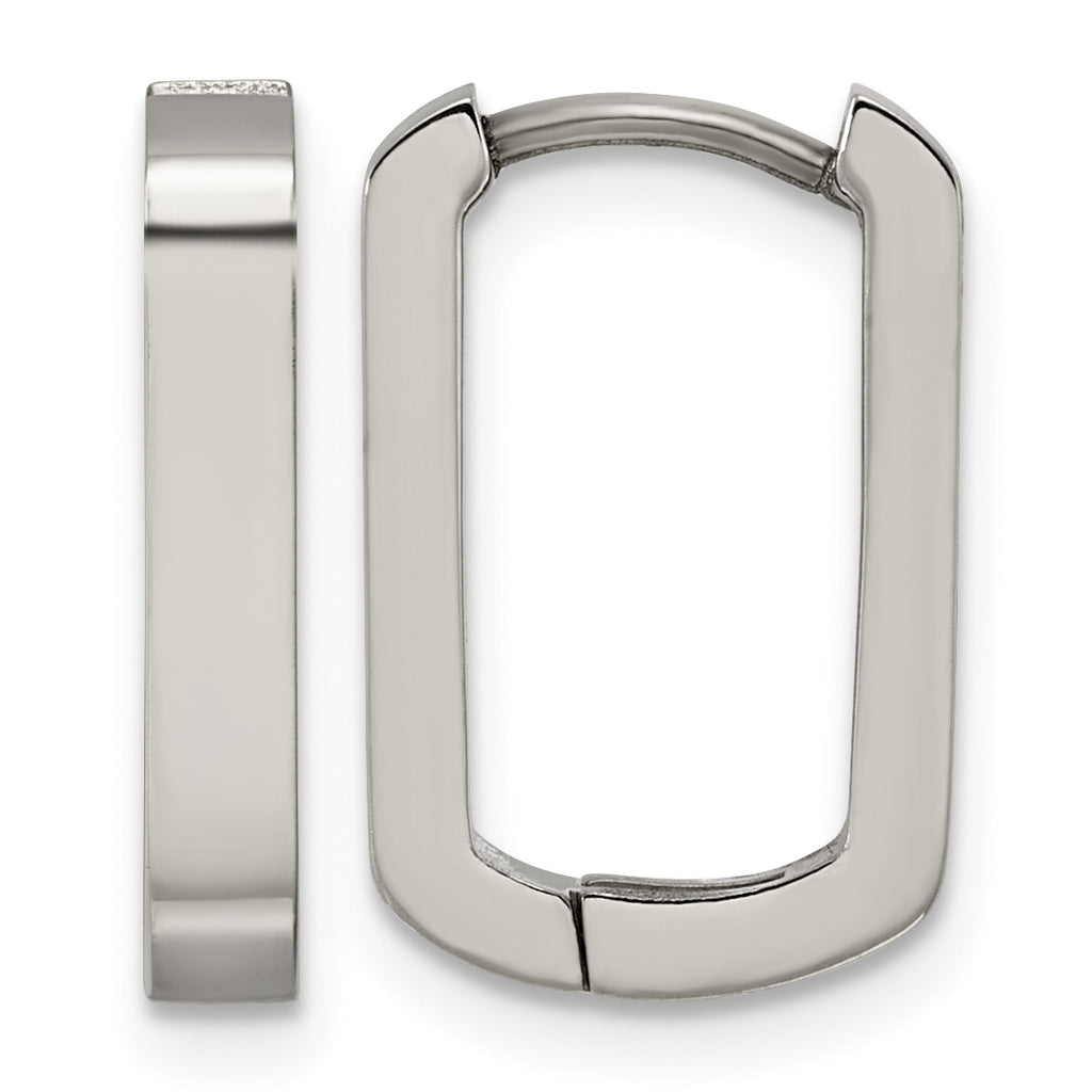 Titanium Hinged Huggie Hoop Earrings for Women