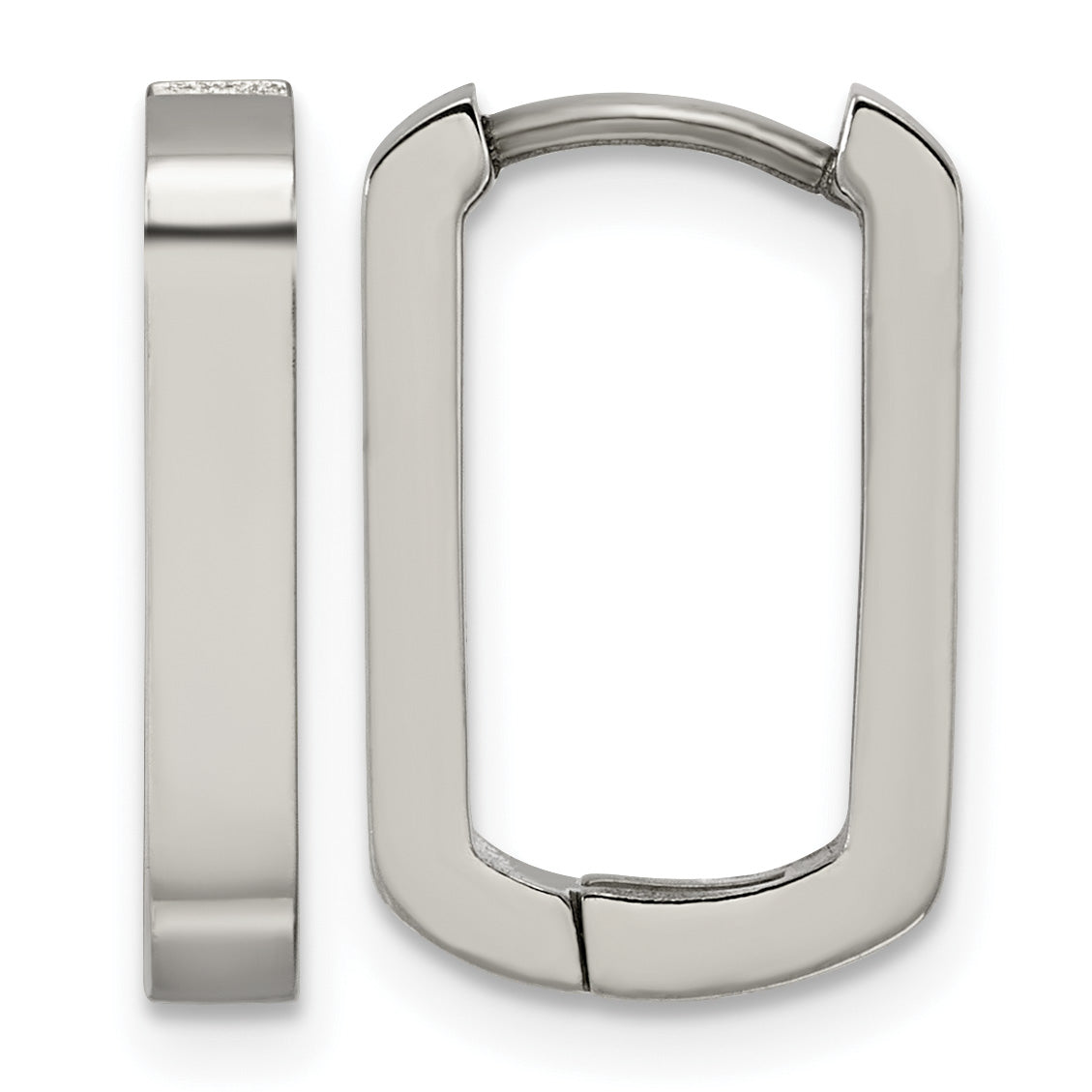 Titanium Hinged Huggie Hoop Earrings for Women