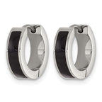 Polished Titanium Hoop Earrings 13.2mm