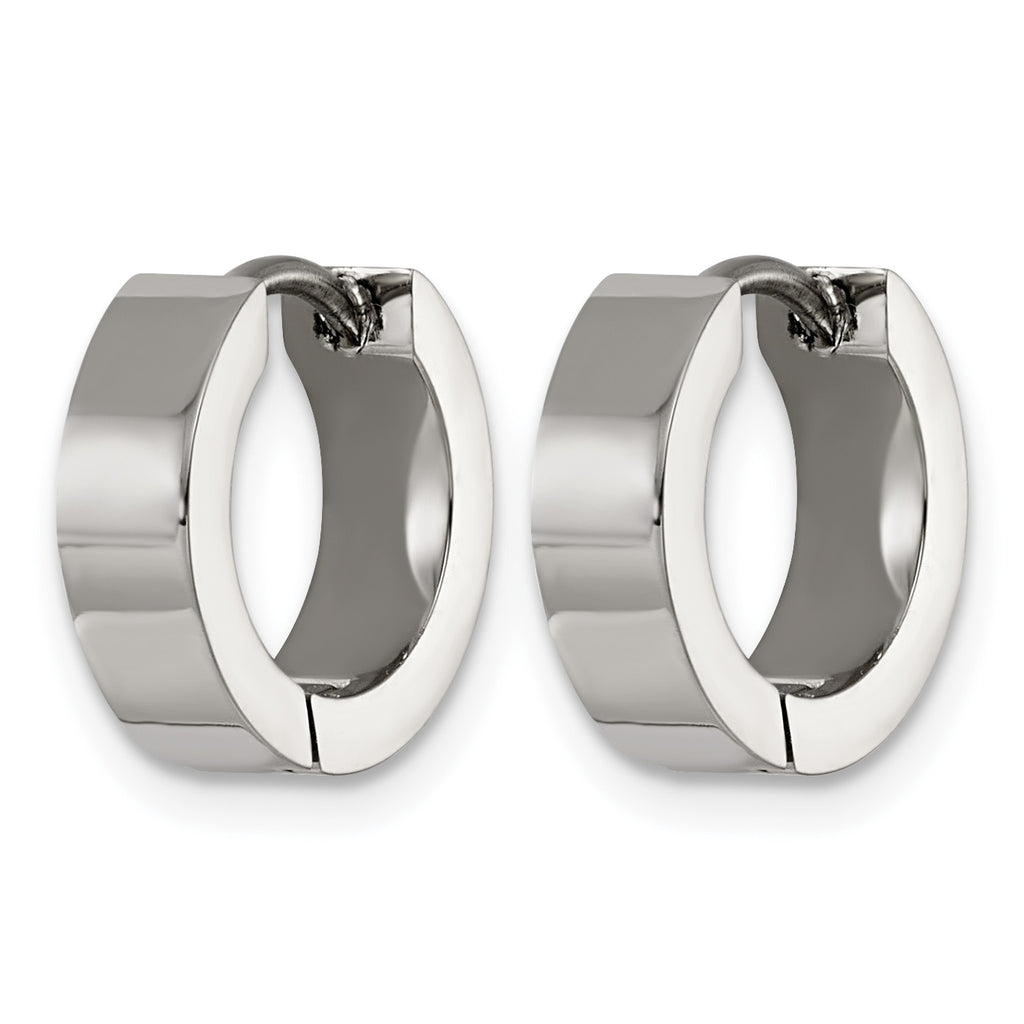 Titanium Resin Hinged Huggie Hoop Earrings for Women