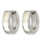 Titanium Hinged Huggie Hoop Earrings for Women