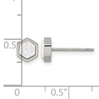 Titanium Button Earrings for Women