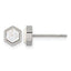 Titanium Button Earrings for Women