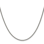 Chisel Titanium Polished 2.25mm Cable Chain