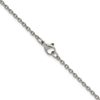 Titanium Cable Chain Necklace 2.25mm