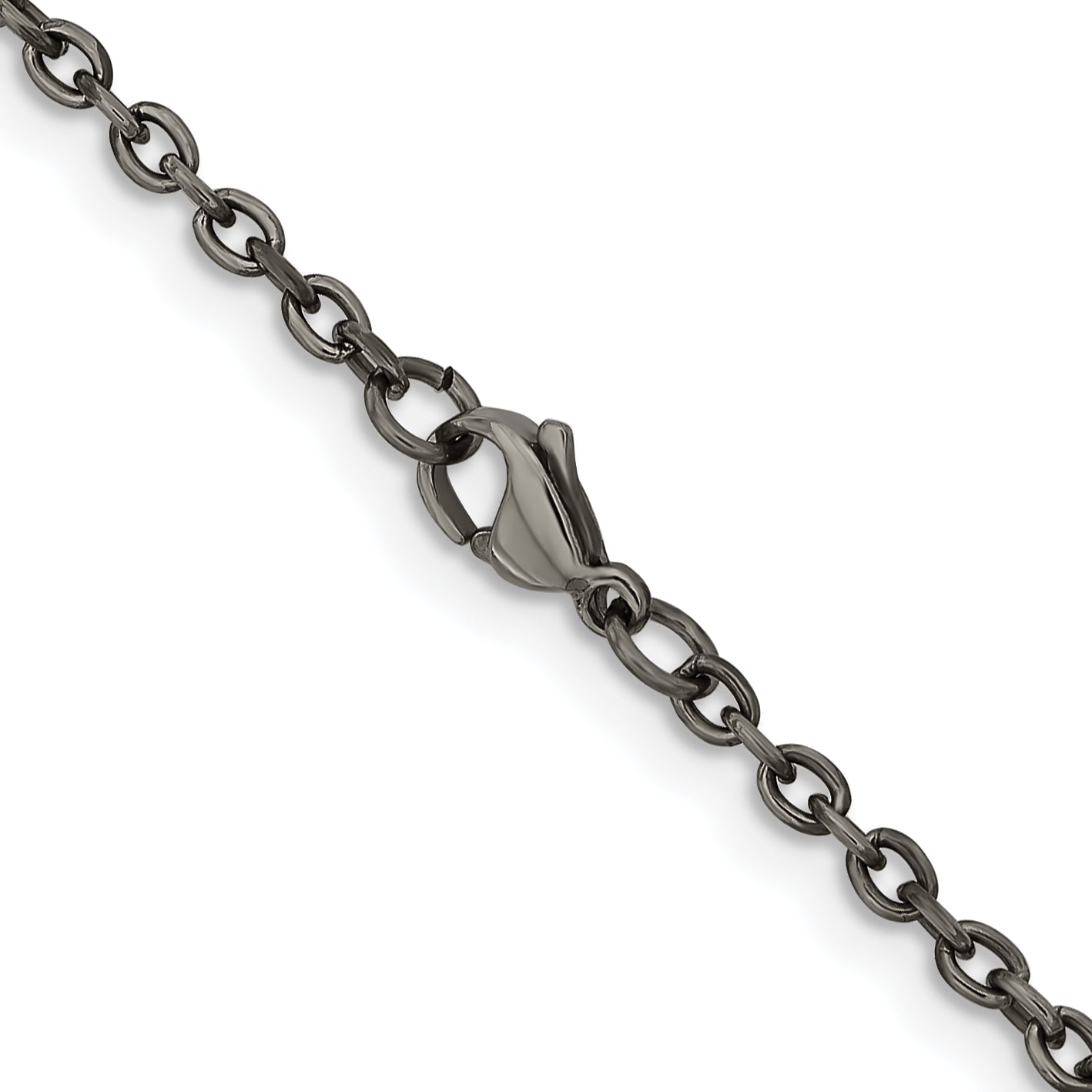 Titanium Cable Chain Necklace 2.9mm