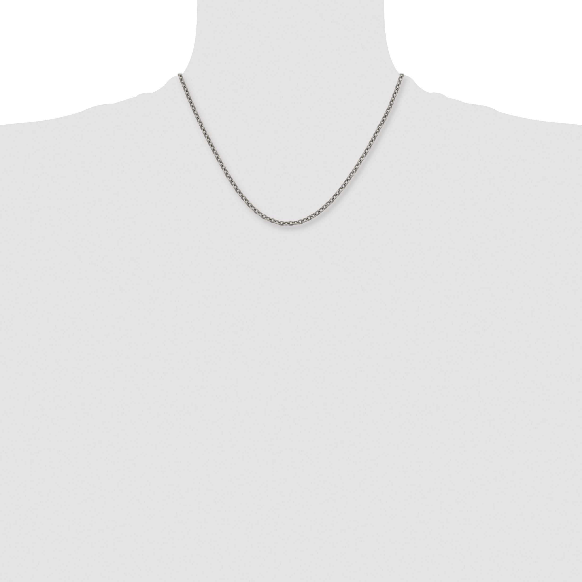 Titanium Cable Chain Necklace 3.5mm