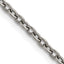 Titanium Cable Chain Necklace 3.5mm