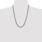Chisel Titanium Polished 7.5mm Curb Chain