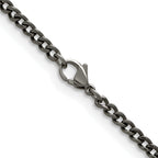 Chisel Titanium Polished 3.5mm Curb Chain
