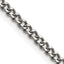 Titanium Curb Chain Necklace 3.5mm
