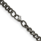 Chisel Titanium Polished 5.5mm Curb Chain