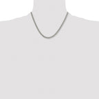 Men's Titanium Curb Chain Necklace 5.5mm