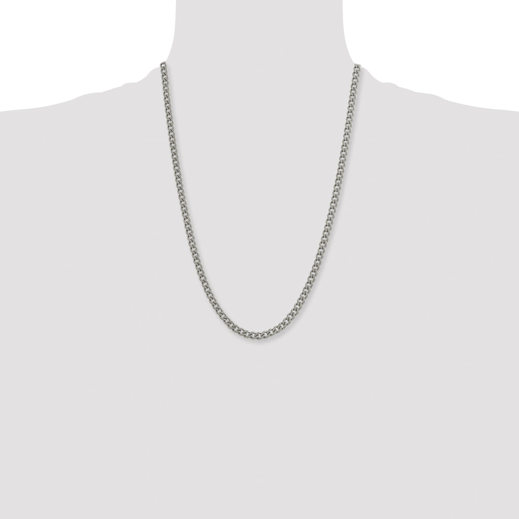 Chisel Titanium Polished 5.5mm Curb Chain