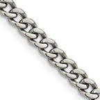 Chisel Titanium Polished 5.5mm Curb Chain