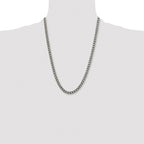 Chisel Titanium Polished 7.5mm Curb Chain